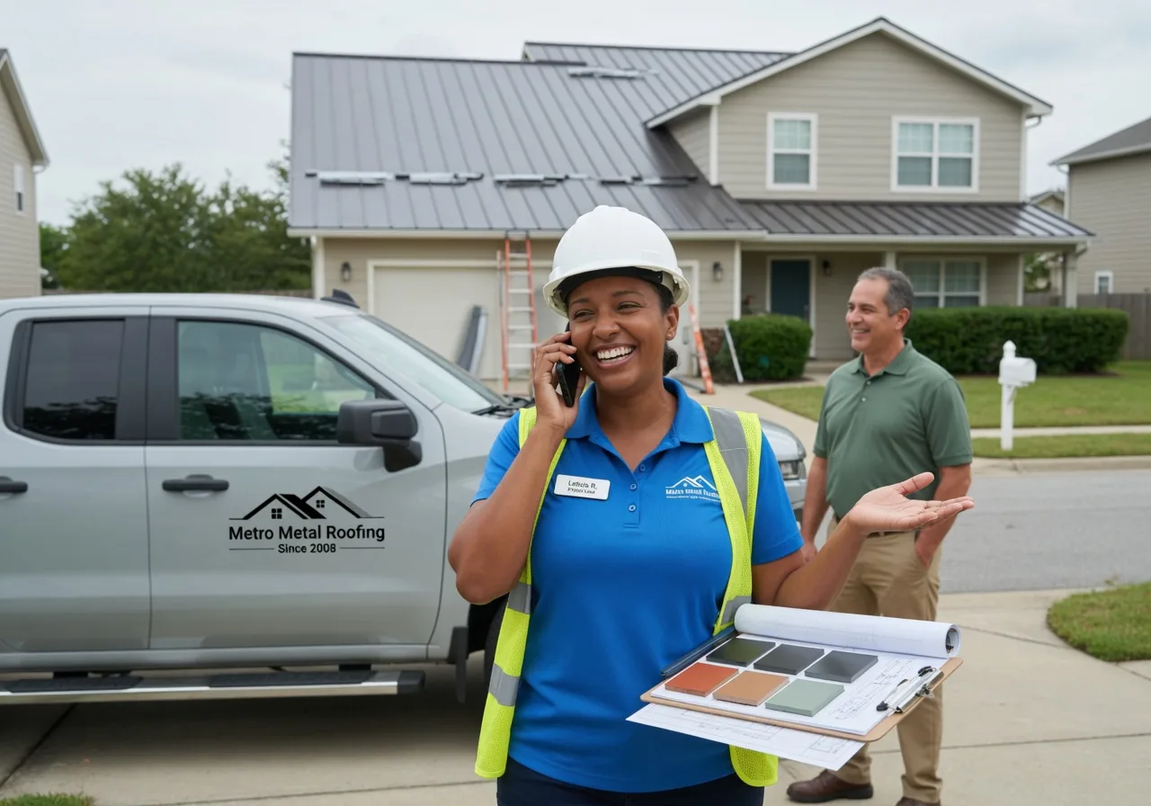 Storm Damage Metal Roof Repair in Lakewood, IL